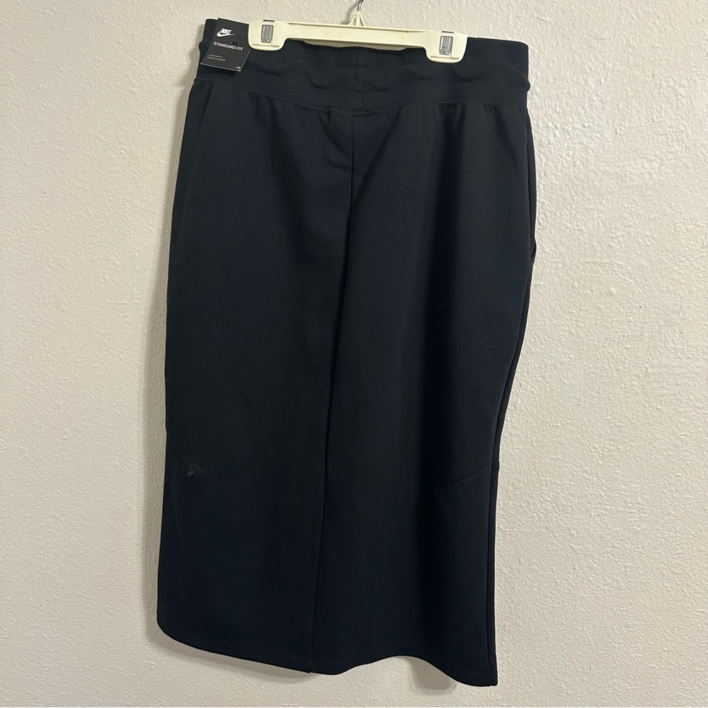 Nike NWT Black Drawstring Skirt with Center Slit - Picture 5 of 9